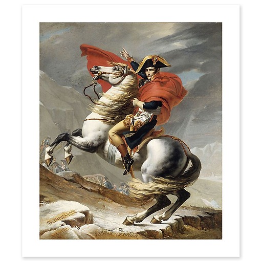 Bonaparte crossing the Great St Bernard Pass (canvas without frame)