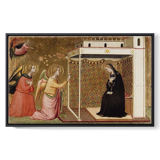 The Annunciation (predella element) (framed canvas)