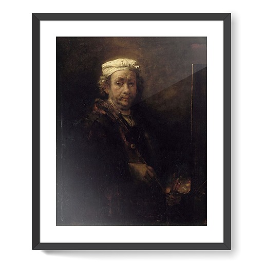 Portrait of the Artist at his Easel (framed art prints)
