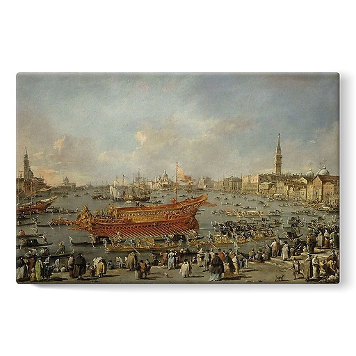 The Departure of Bucentaur for the Lido on Ascension Day (stretched canvas)
