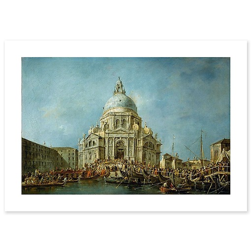 Le Doge de Venise se rend à la Salute, le 21 novembre (affiches d'art)