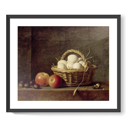 The basket of eggs (framed art prints)