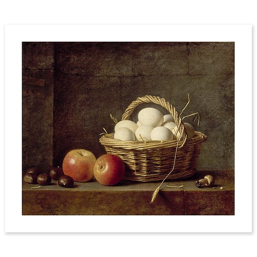 The basket of eggs (canvas without frame)