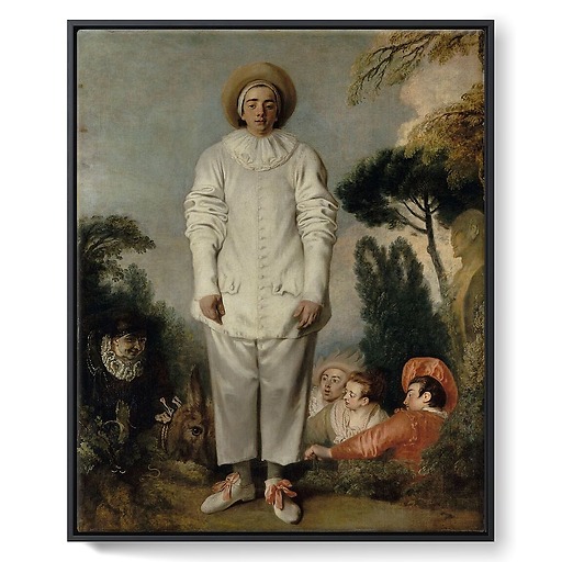 Pierrot, formerly known as Gilles (framed canvas)