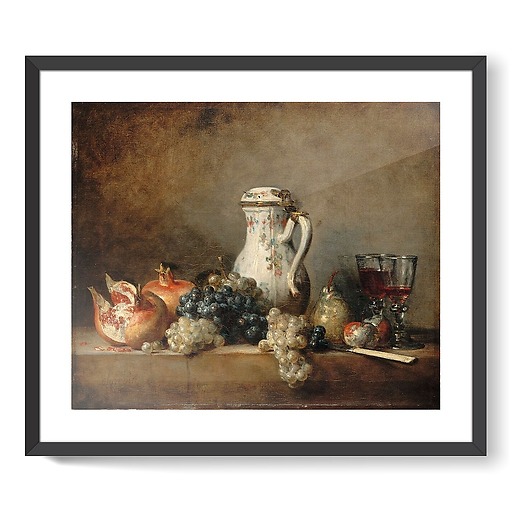 Grapes and pomegranates (framed art prints)