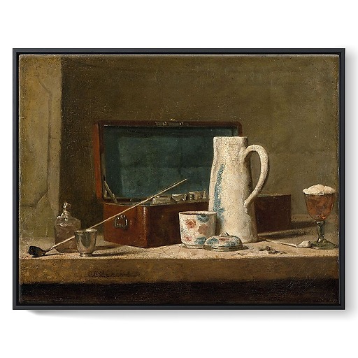 The Smoker's Case (framed canvas)