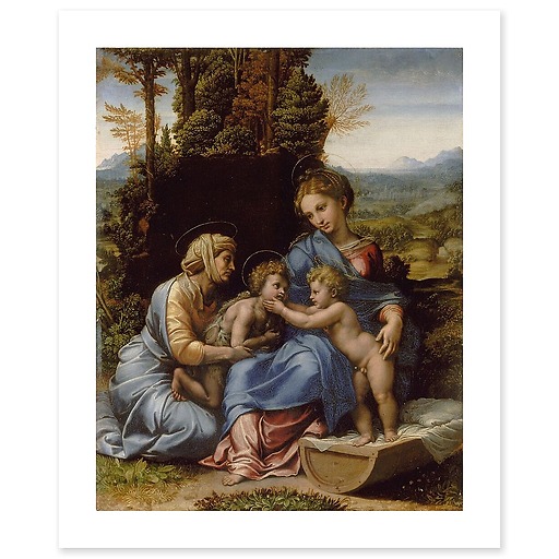 The Holy Family Known As Little Holy Family (canvas without frame)