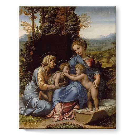 The Holy Family Known As Little Holy Family (stretched canvas)