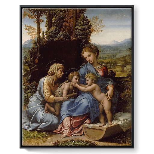 The Holy Family Known As Little Holy Family (framed canvas)