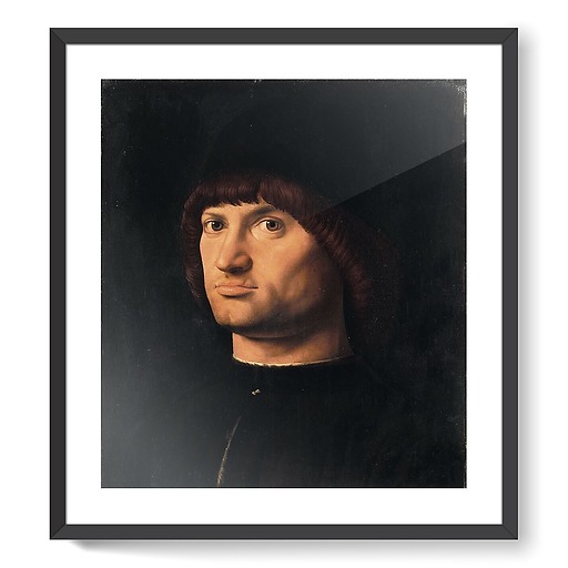 Portrait d'homme, dit le Condottiere (affiches d'art encadrées)