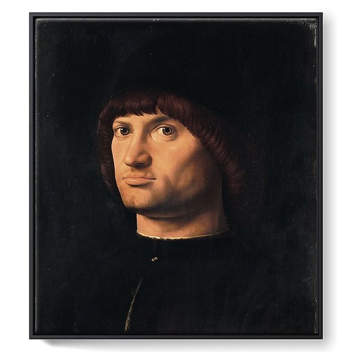 Portrait of a Man Known as the Condottiere (framed canvas)