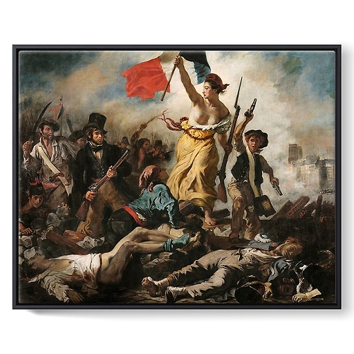 Le 28 juillet 1830 : la Liberté guidant le peuple (toiles encadrées)