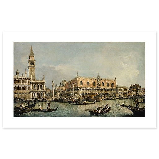 View of Basin of St Marks Square (art prints)