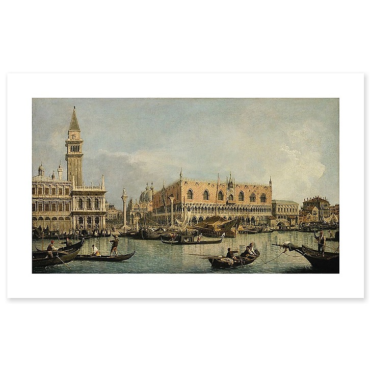 View of Basin of St Marks Square (canvas without frame)