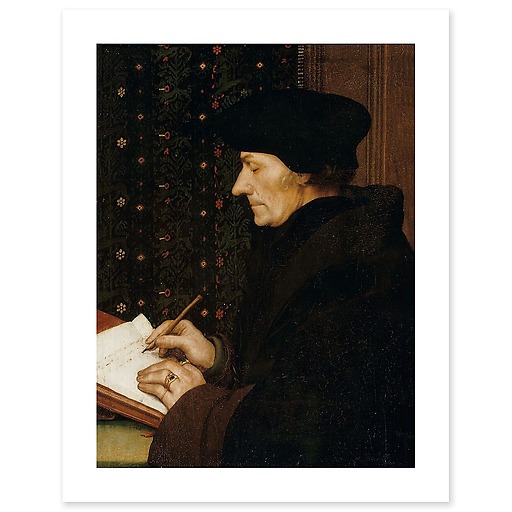 Portrait of Erasmus of Rotterdam Writing (canvas without frame)