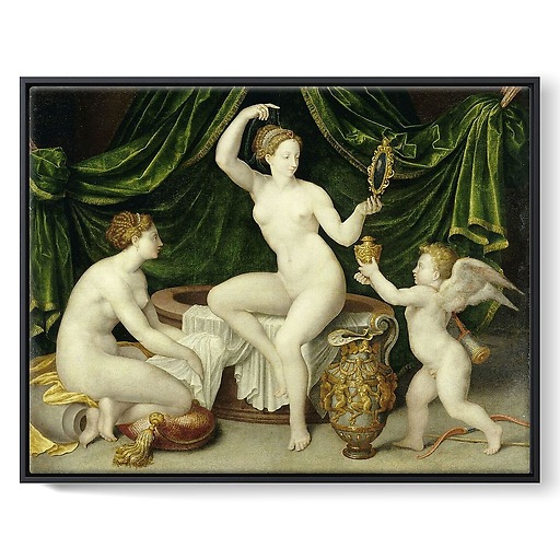 Venus at her toilet (framed canvas)