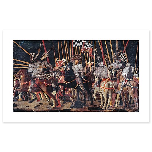 La Bataille San Romano (la contre attaque de Micheletto da Cotignola) (affiches d'art)