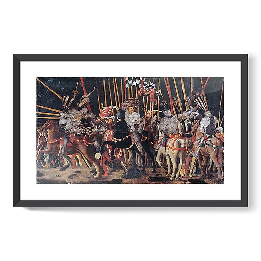 La Bataille San Romano (la contre attaque de Micheletto da Cotignola) (affiches d'art encadrées)