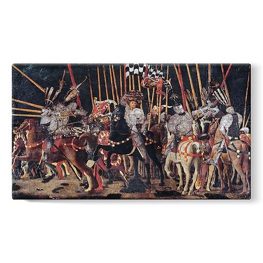 La Bataille San Romano (la contre attaque de Micheletto da Cotignola) (toiles sur châssis)