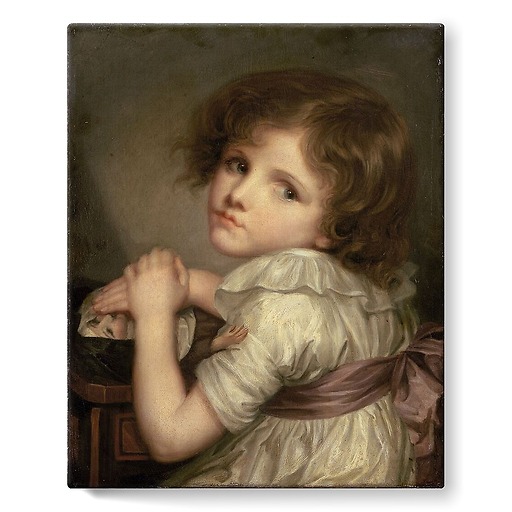 Child with a Doll (stretched canvas)