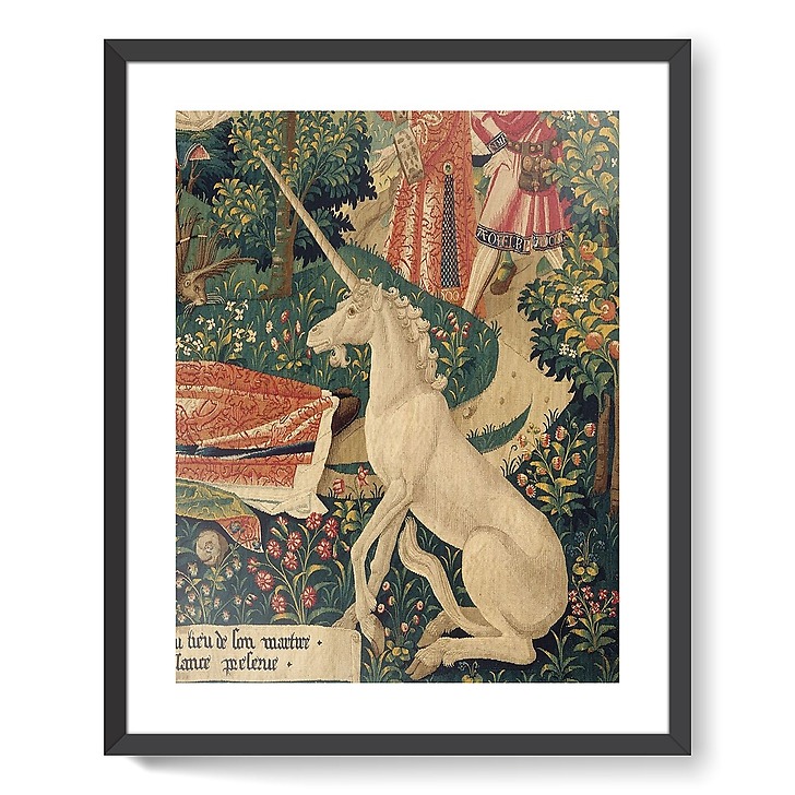 La tenture de Saint Etienne, pièce V : le martyre de saint Etienne (affiches d'art encadrées)