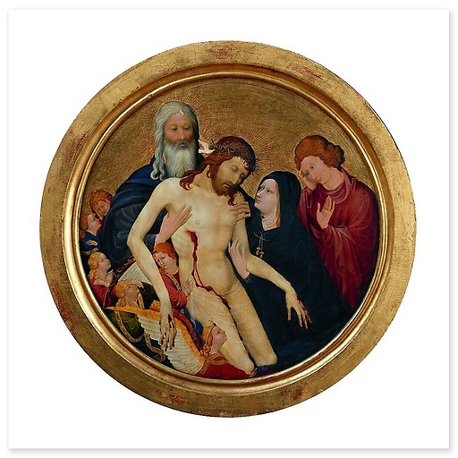 Pieta, with Holy Trinity, Blessed Mother and St. John (art prints)