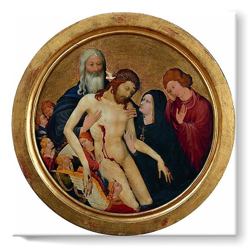Pieta, with Holy Trinity, Blessed Mother and St. John (stretched canvas)