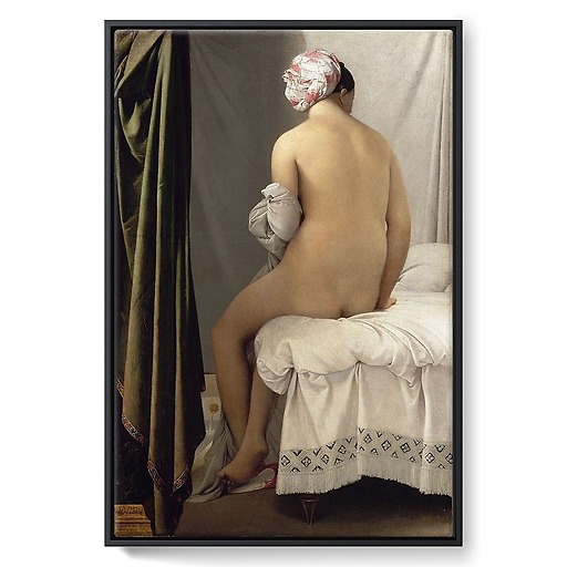 The Bather, known as the Valpinçon Bather (framed canvas)