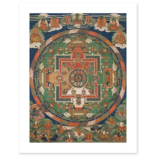 Mandala d'Aksobhya (Mi-bskyod-pa) (affiches d'art)
