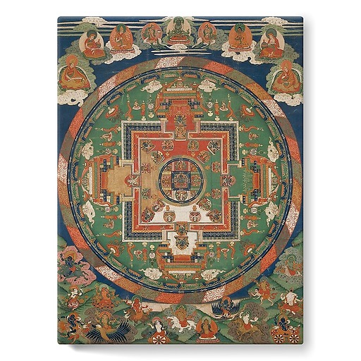 Mandala d'Aksobhya (Mi-bskyod-pa) (toiles sur châssis)
