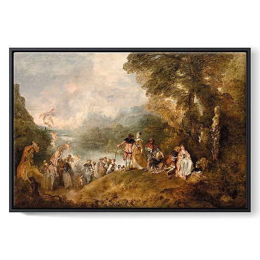 The Embarkation for Cythera (framed canvas)