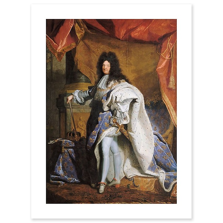 Portrait of Louis XIV (canvas without frame)