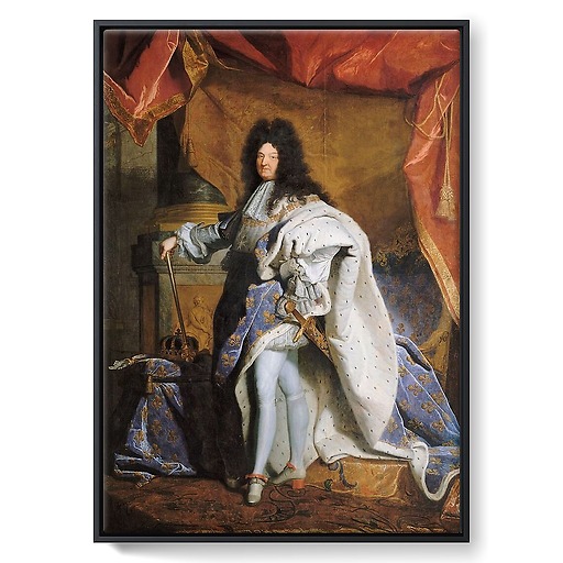 Portrait en pied de Louis XIV âgé de 63 ans en grand costume royal (1638-1715) (toiles encadrées)