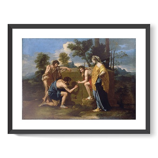 The Arcadian Shepherds also says "Et in Arcadia Ego" (framed art prints)