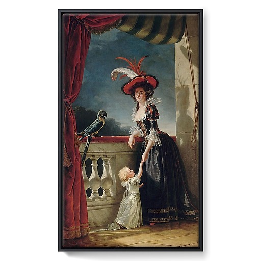 Louise-Elisabeth de France (1727-1759), duchesse de Parme (toiles encadrées)
