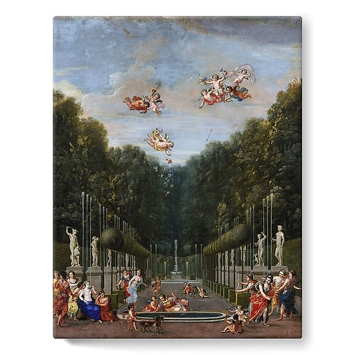 Versailles palace. Antique Gallery (stretched canvas)