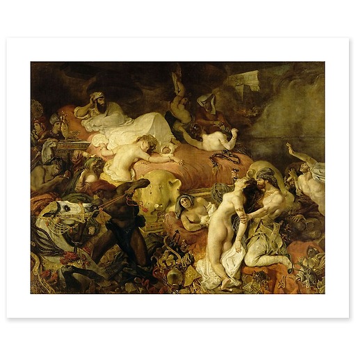 The Death of Sardanapalus (canvas without frame)