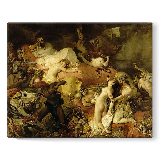 The Death of Sardanapalus (stretched canvas)