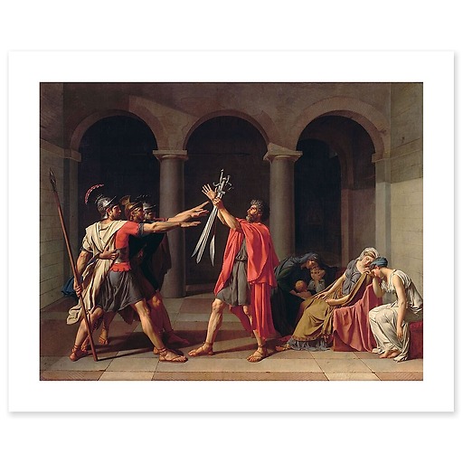 Oath of the Horatii (canvas without frame)