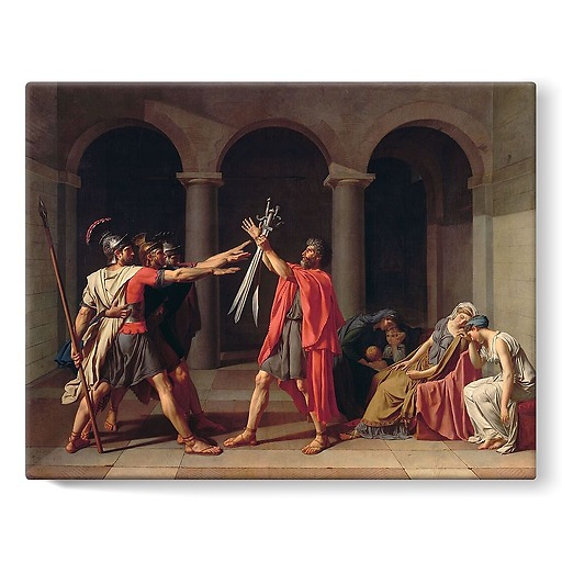 Oath of the Horatii (stretched canvas)