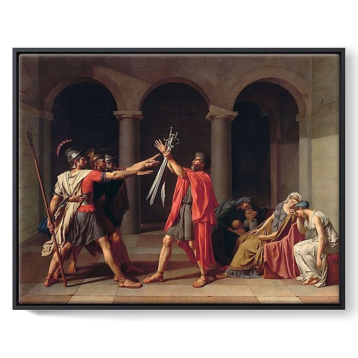 Oath of the Horatii (framed canvas)