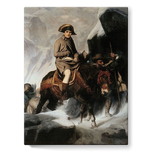 Napoleon Crossing the Alps (stretched canvas)