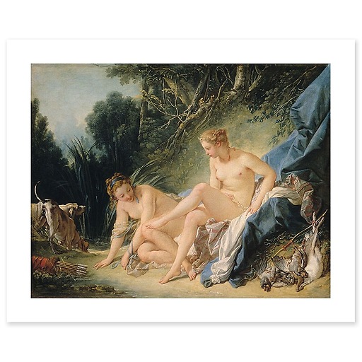 Diana Bathing (canvas without frame)