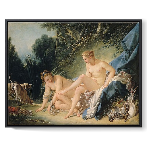 Diana Bathing (framed canvas)