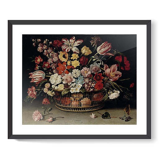 A Basket of Flowers (framed art prints)