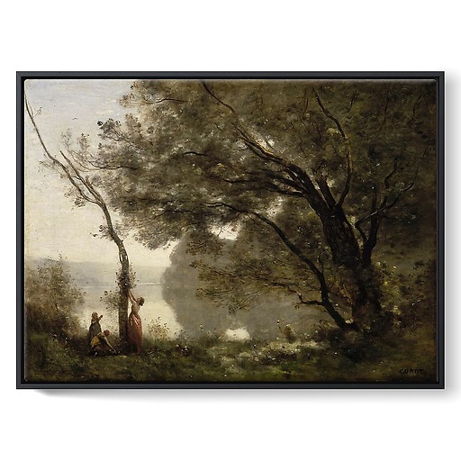 Memory of Mortefontaine (Oise) (framed canvas)