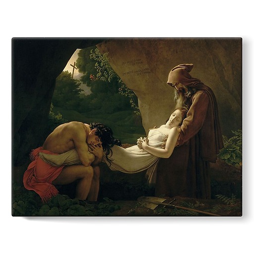 The entombment of Atala also called Atala's funeral (stretched canvas)