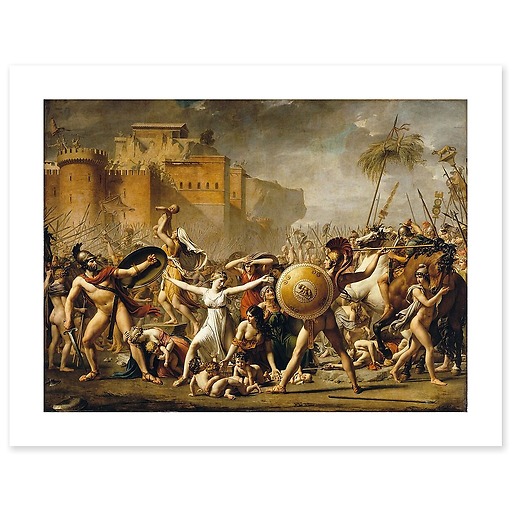 The Intervention of the Sabine Women (canvas without frame)