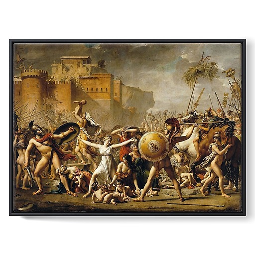 The Intervention of the Sabine Women (framed canvas)