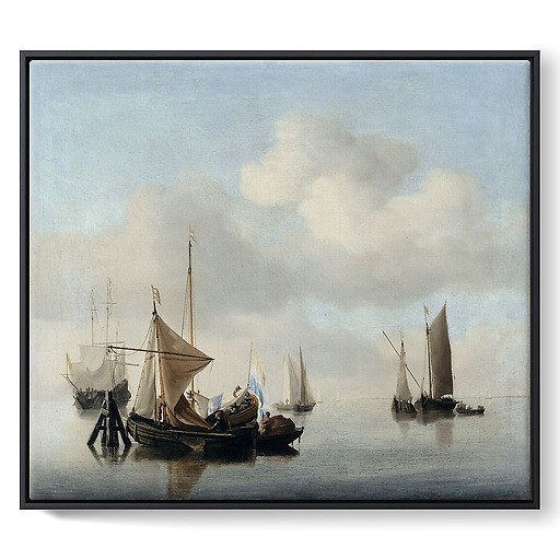 Seascape in Calm Weather (framed canvas)